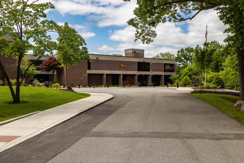 Lodge at Hawks Nest State Park.