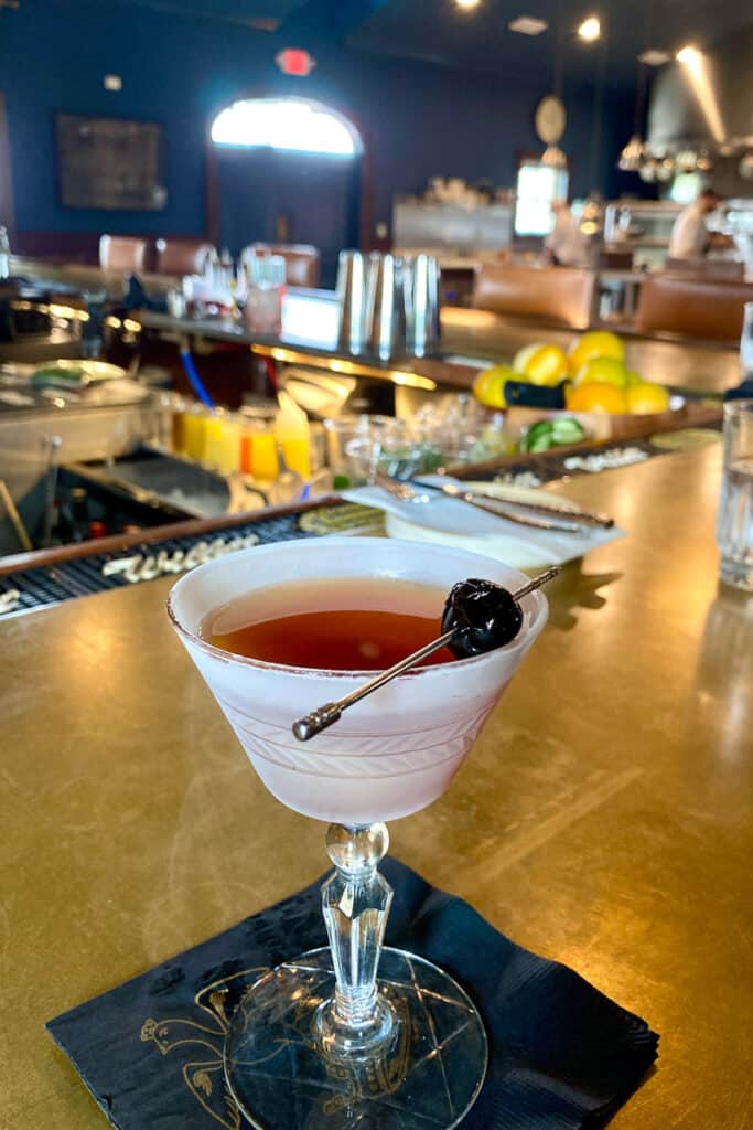 Manhattan cocktail.