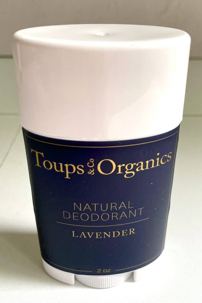 Toups and Co. natural deodorant.