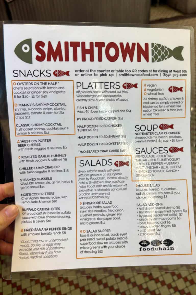 Smithtown Seafood (Lexington, KY) Champagne Tastes®