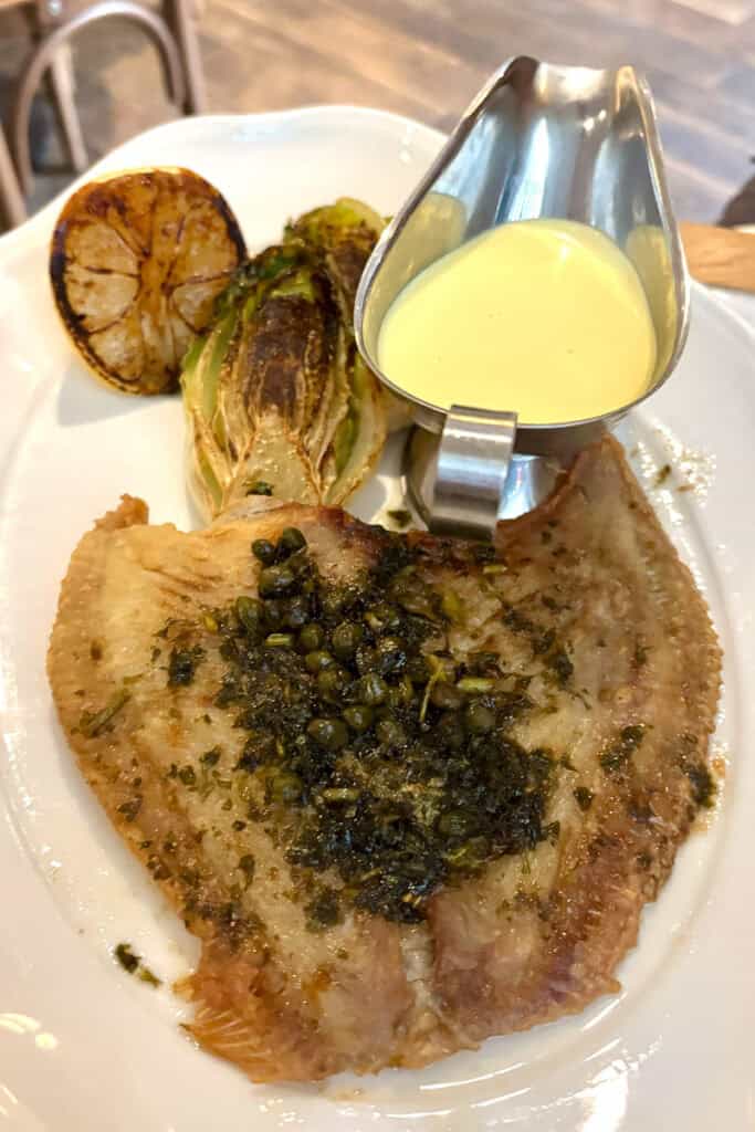 Turbot meunière.