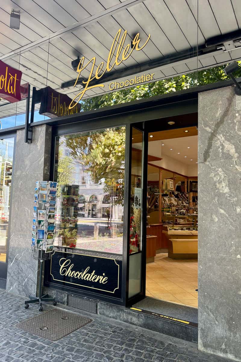 Entrance to Zeller Chocolaterie, a Choco Pass participating location.