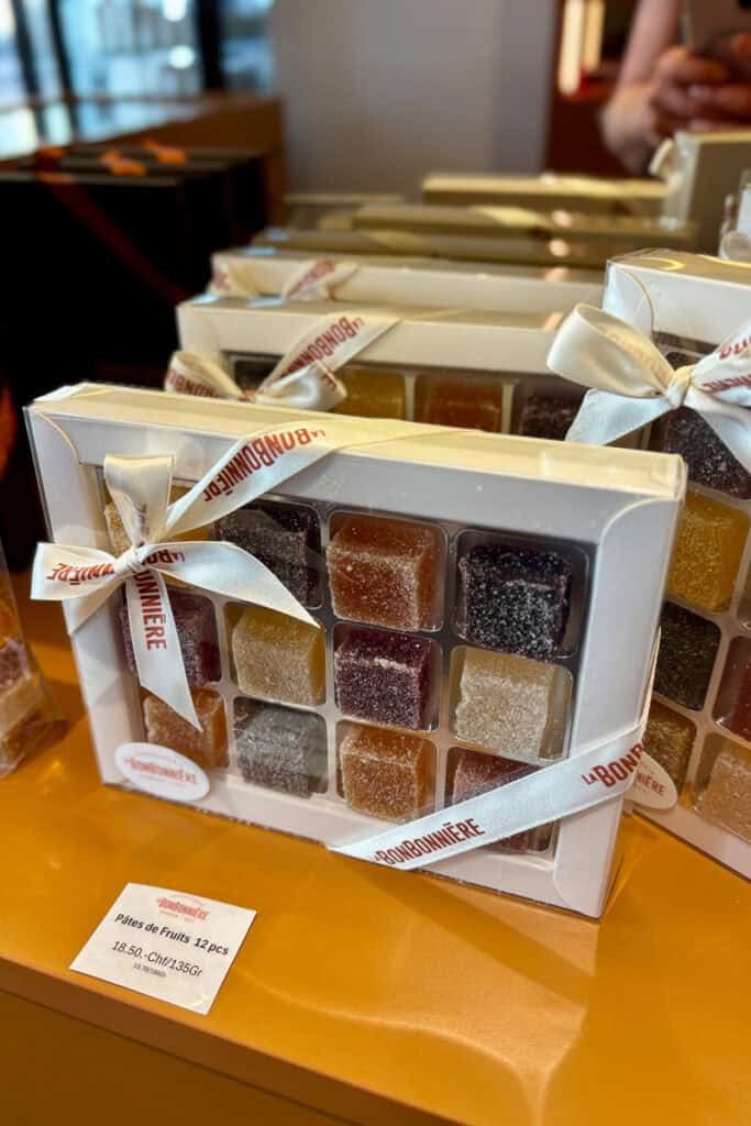 Box of fruit jelly candies.