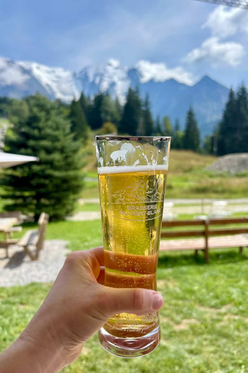 Glass of beer.