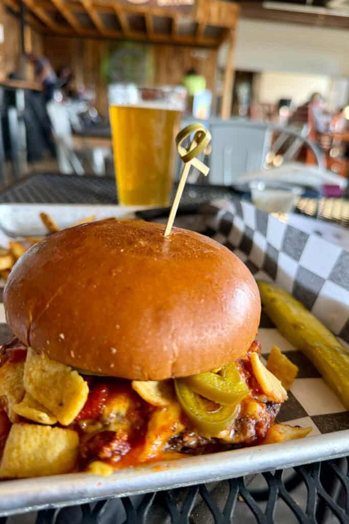 Chili Cheese Smash Burger.