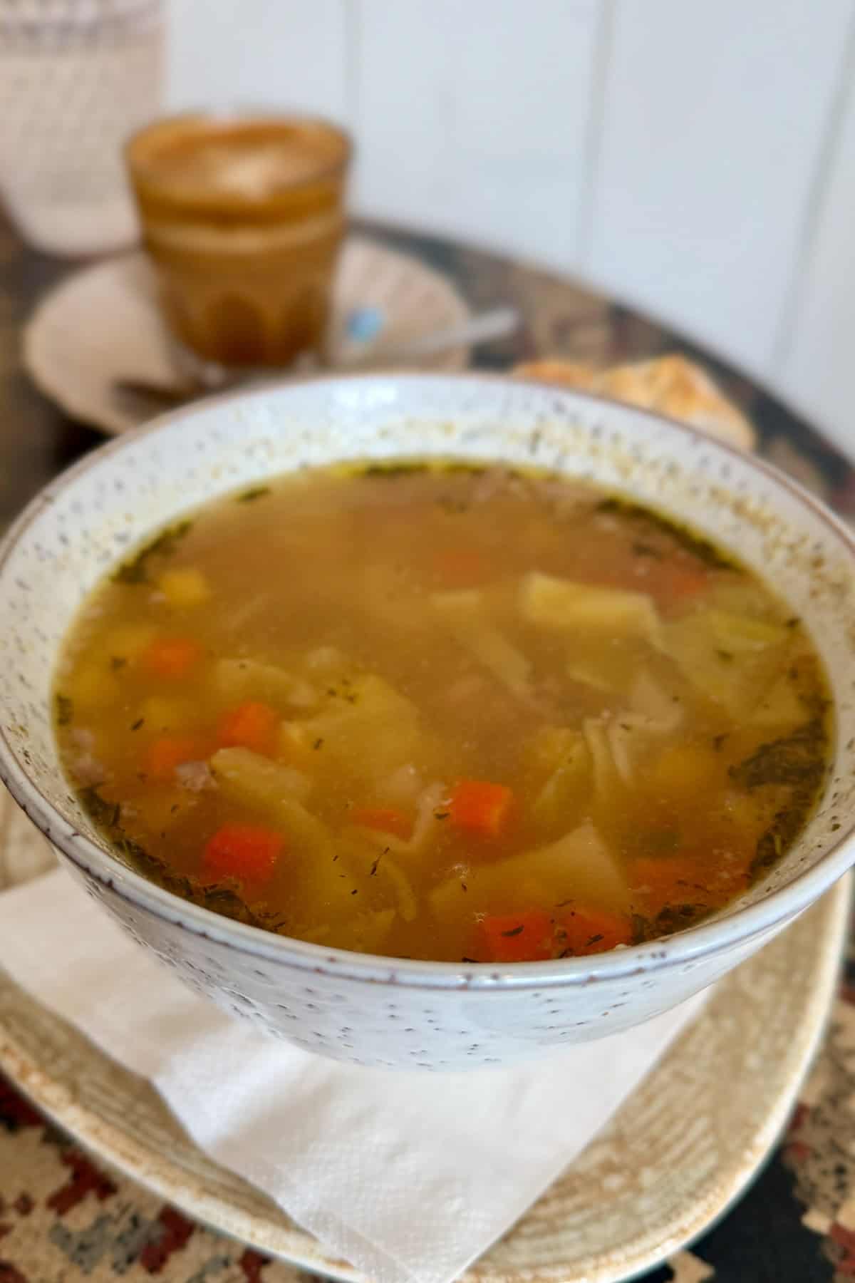 Lamb soup.